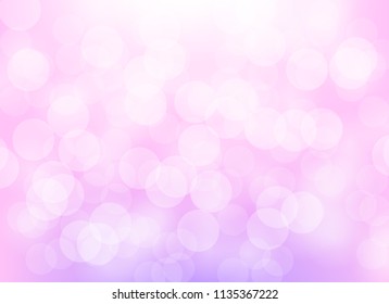 pink light bokeh background