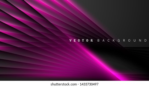 Pink light line shadow dark grey luxury background
