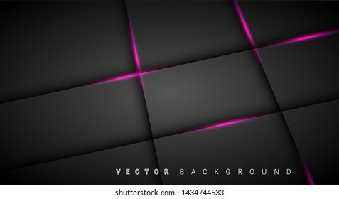 Pink light line shadow dark grey luxury background
