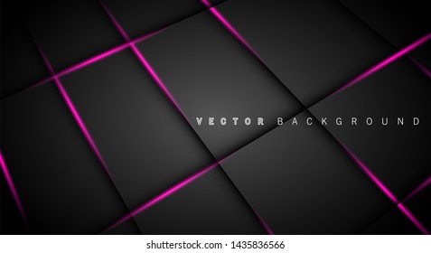 Pink light line shadow dark grey luxury background

