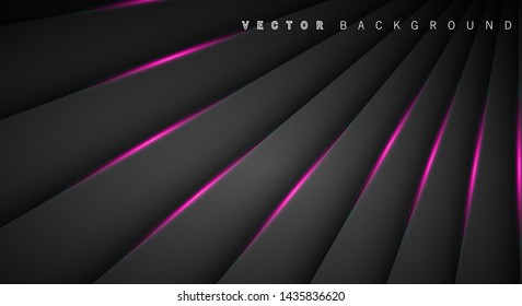 Pink light line shadow dark grey luxury background
