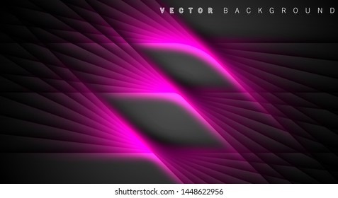 Pink light line shadow dark grey luxury background
