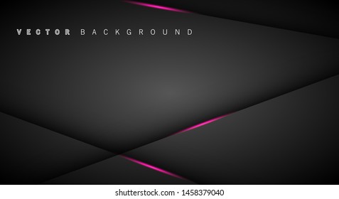 Pink light line shadow dark grey luxury background
