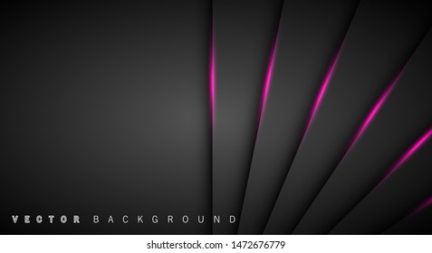 Pink light line shadow dark grey luxury background
