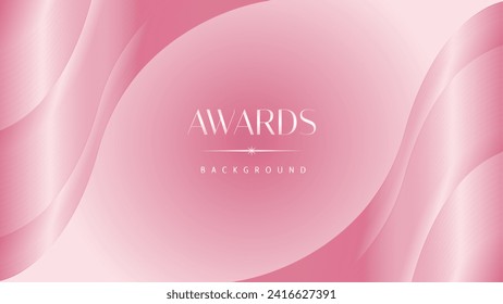 Pink light luxury award graphic background. Modern template premium corporate abstract design. Template trophy banner certificate dynamic. Vector illustration.