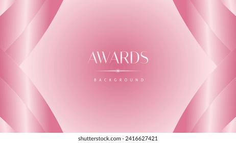 Pink light luxury award graphic background. Modern template premium corporate abstract design. Template trophy banner certificate dynamic. Vector illustration.