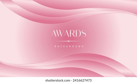 Pink light luxury award graphic background. Modern template premium corporate abstract design. Template trophy banner certificate dynamic. Vector illustration.
