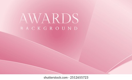 Pink light luxury award graphic background. Modern template premium corporate abstract design. Template trophy banner certificate dynamic. Vector illustration.
