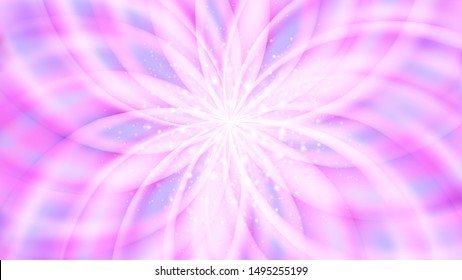 Pink, light purple colorful vector background. Abstract flower. Colored fluid graphic composition illustration. Modern fluid colorfull shapes. Graphic composition for the design of pages, covers.