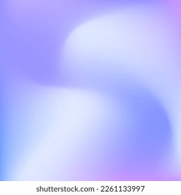 Pink Light Wavy Curve Sunrise Smooth Surface. Sunset Sky Color Pastel Cold Gradient Backdrop. Water Calm Fluid Blurred Liquid Swirl Gradient Mesh. Blue Violet Lavender Indigo Dynamic Background.