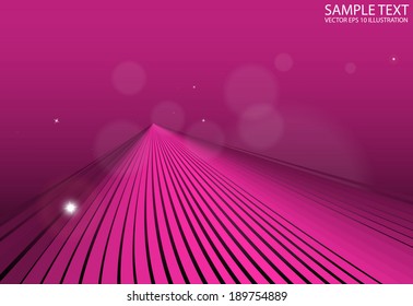 Pink lighted  vector background illustration - Vector pink lighted  futuristic design template