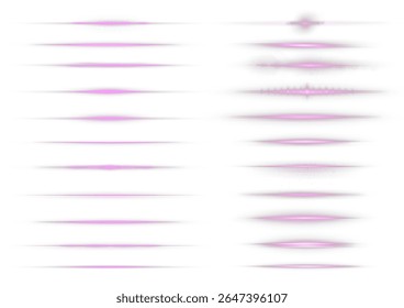 Rosa, velocidade da luz, linha, movimento, ativos PNG dinâmico brilho para design criativo. Brilho, cor-de-rosa, movimento, linha e velocidade da luz funcionam muito bem em uma sobreposição. Vem em um fundo transparente.