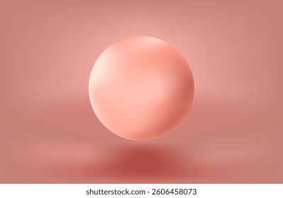 pink lilac balloon in the air.modern background in warm pink color.