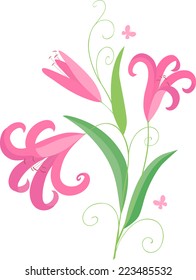 pink  lily