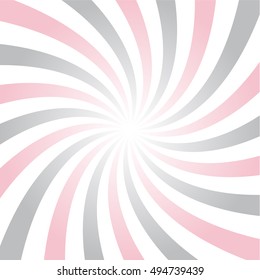 Pink and Lily Sun Burst, Sun Rays Background Vector illustration