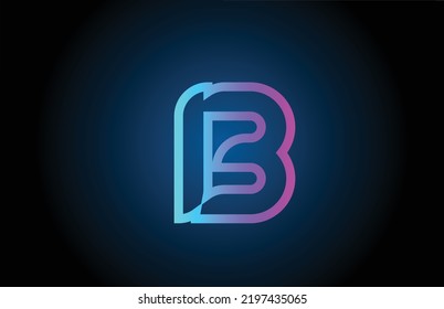 pink line 13 number logo icon design. Creative template for company and business