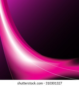 pink line on black background