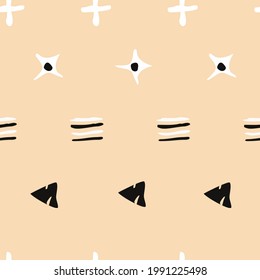 Patrón de línea rosa con color suave