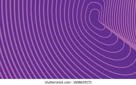 línea rosa en fondo morado. fondo abstracto redondo. Vector Eps 10