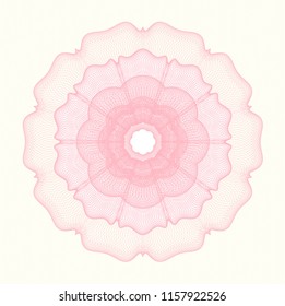 Pink Linear Rosette Stock Vector (Royalty Free) 1169194846 | Shutterstock