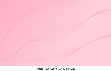 pink lines wave curves gradient abstract background