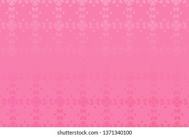 Pink linked hearts on pink background. Seamless tile for your St Valentine designs - Vector version