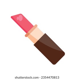 pink linpstick illustration vector isolated
