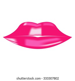 Pink Lips Kiss