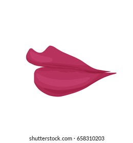Pink lips. Vector illustration. Female sexy lips.