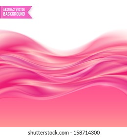 Pink liquid jelly abstract vector background