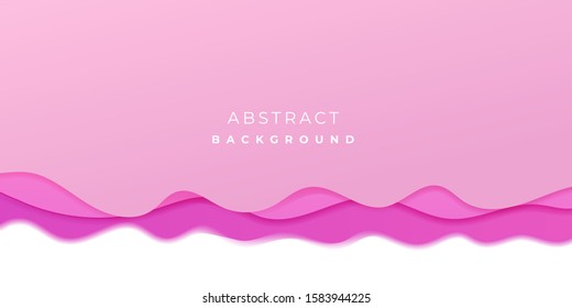 Pink Liquid River Fresh Valentine Abstract Background Presentation