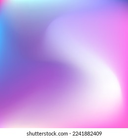 Pink Liquid Sky Water Vibrant Background. Vivid Neon Dynamic Fluid Colorful Gradient Background. Blurred Cold Light Wavy Pastel Swirl Gradient Mesh. Curve Multicolor Color Bright Design Pic.