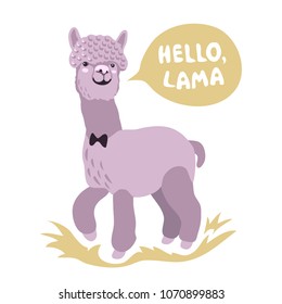pink llama animal