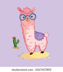 Pink Llama Love is Llamagical