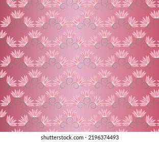 Pink Lotus design with a glamours effect