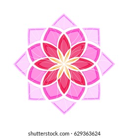 Pink lotus flower