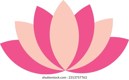 A Pink Lotus Flower Illustration