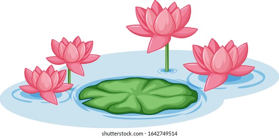 Lotus Flower Cartoon Images Stock Photos Vectors Shutterstock