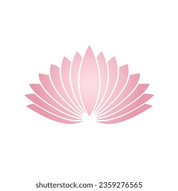 pink lotus water lilly flower icon