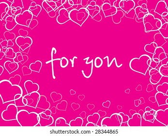 pink love background