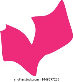 pink love background abstract vector