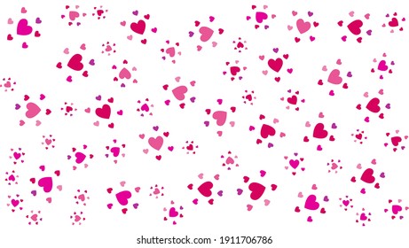 rosafarbene Liebe, Vektordesign