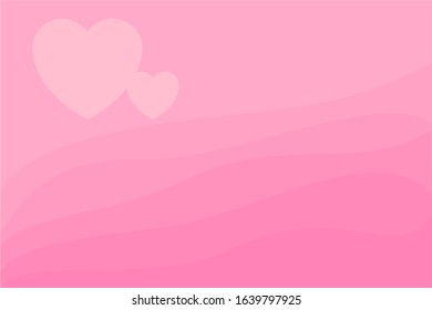 Pink love background vector image