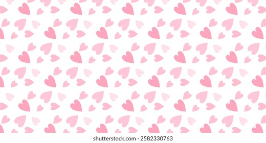 Pink Love Heart Pattern, Heart Pastel for Backgroud, Cute Romantic Pink Hearts Wallpaper Print, Valentine's Day Holiday Backdrop Heart Texture, Romantic Wedding Design