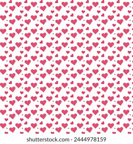 Pink Love pattern background design