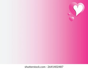 pink love style with pink color gradient, suitable for love and valentine's day theme