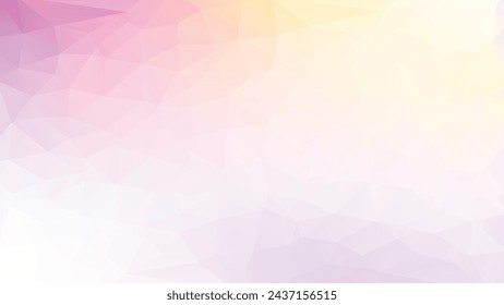 Pink Low poly abstract colorful background, trendy, geometric, cyber polygonal wallpaper, triangle style poster