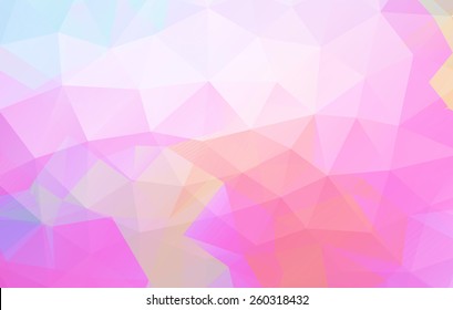 pink low poly background.colorful geometric made of triangular.vector illustrator design background.