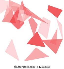 pink lowpoly trendy Background with copyspace. Vector illustration. Used opacity layers
