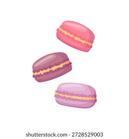 Pink macaron dessert set for march celebration